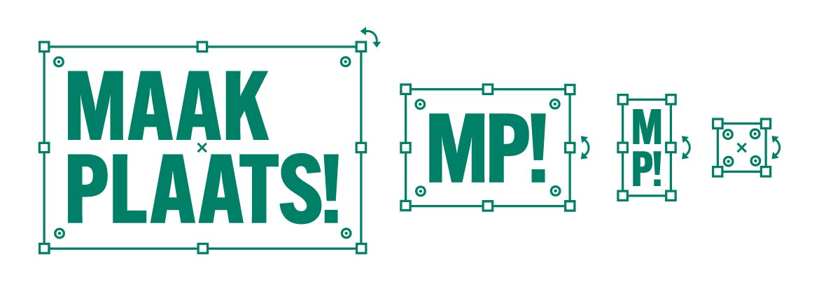 Beeldgeneratie Maak plaats logovarianten